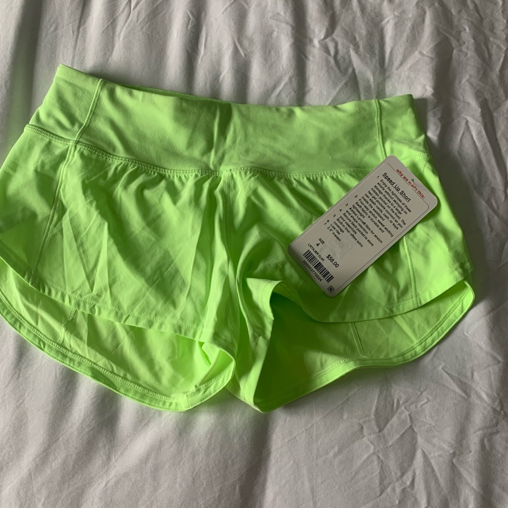 Lululemon Speed Up Shorts NWT